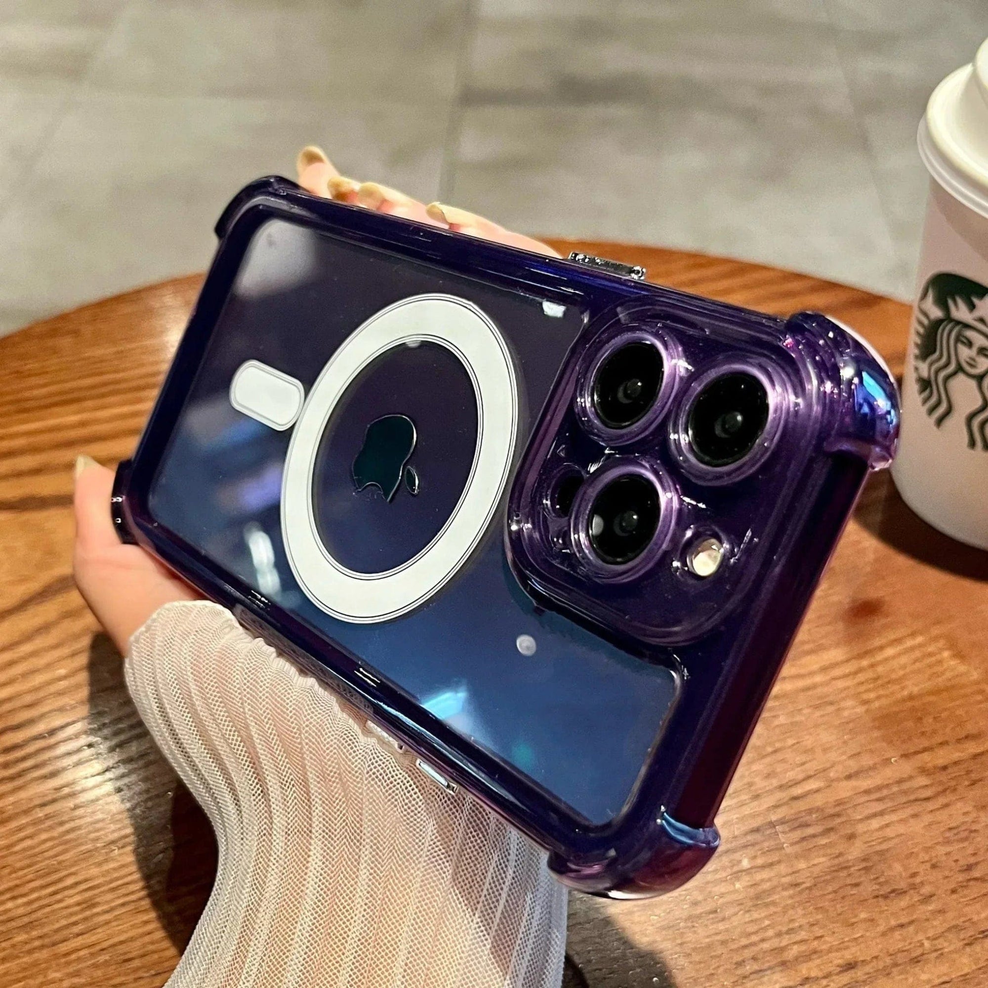 Luxury Magnetic Case Phone Magsafe Purple - HomeFastMarket