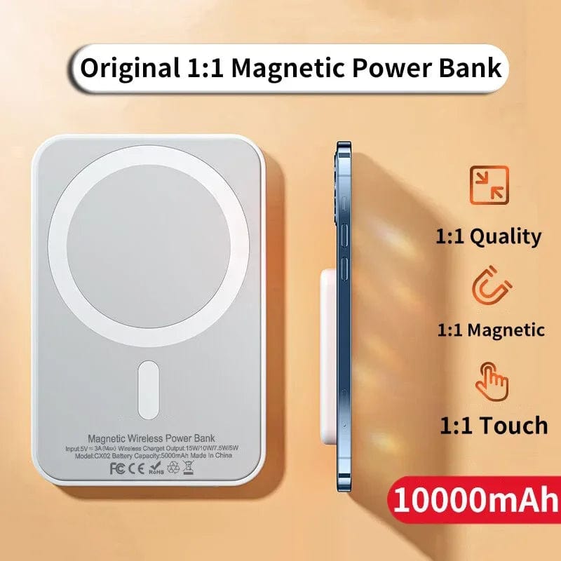 Magnetic Powerbank Macsafe Blue - HomeFastMarket