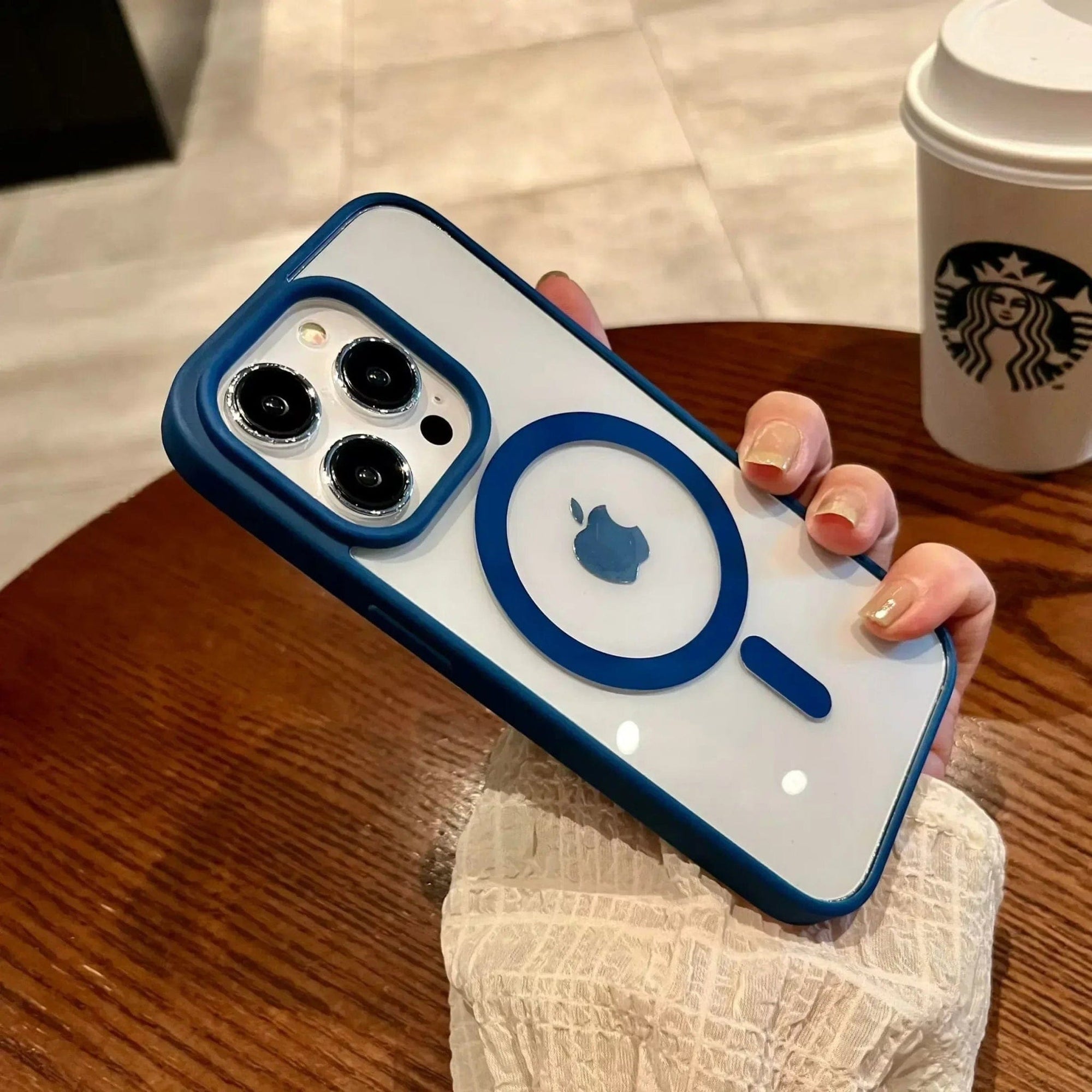 Shockproof Phone Case Magsafe Blue - HomeFastMarket