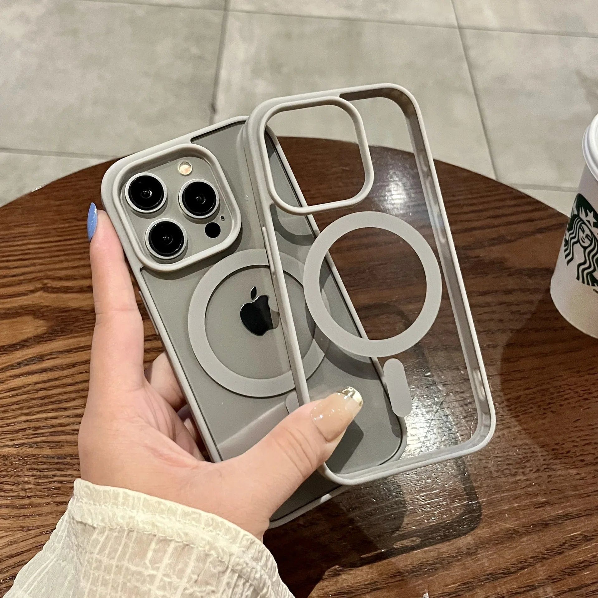 Shockproof Phone Case Magsafe Titanium gray - HomeFastMarket