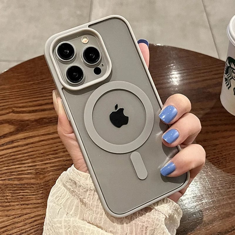 Shockproof Phone Case Magsafe Titanium gray - HomeFastMarket