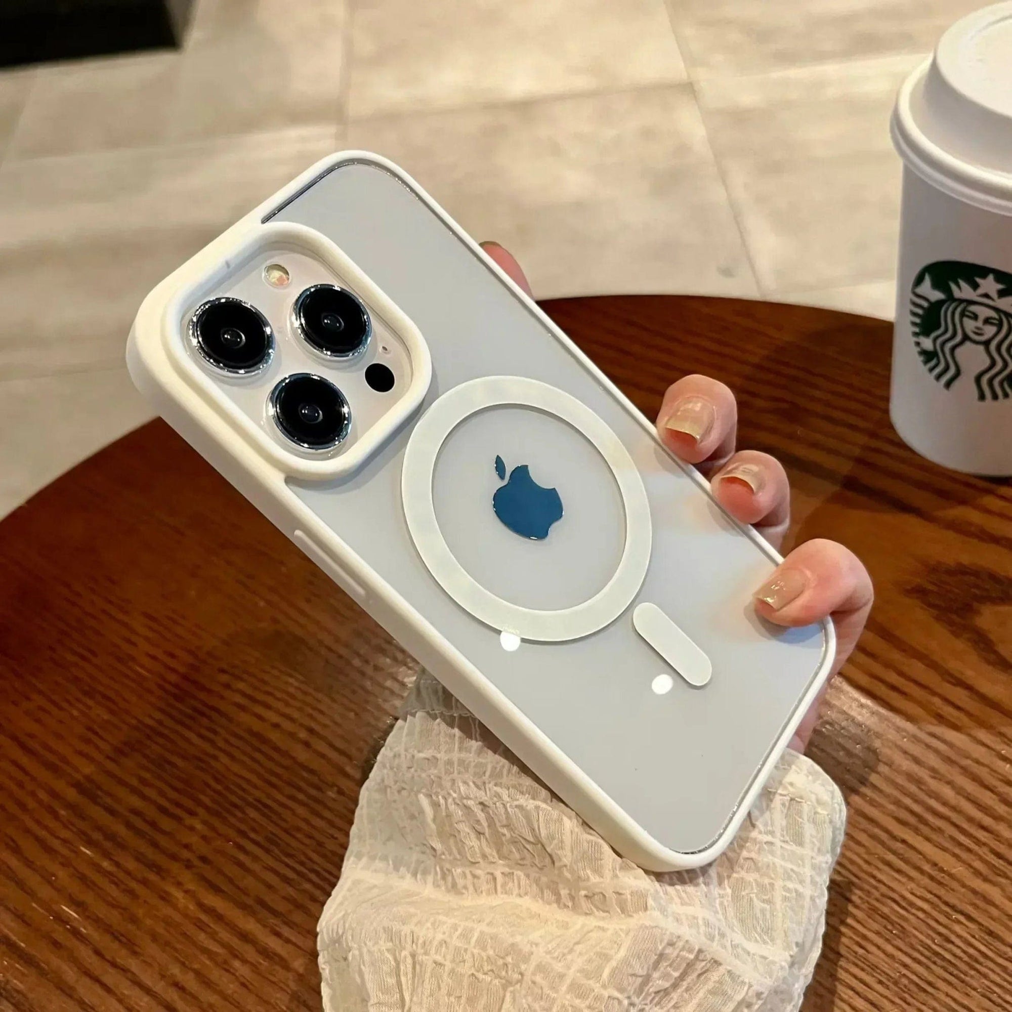 Shockproof Phone Case Magsafe White - HomeFastMarket